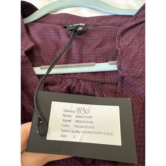NWT Paige Amalfi Shirt Size S - Picture 8 of 8